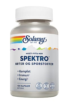 Solaray Spektro Multi-Vita-Min Urter og Sporstoffer 100 kaps.
