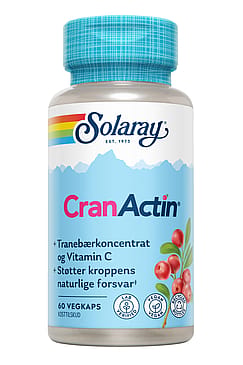 Solaray CranActin Tranebær 60 veg. kaps.