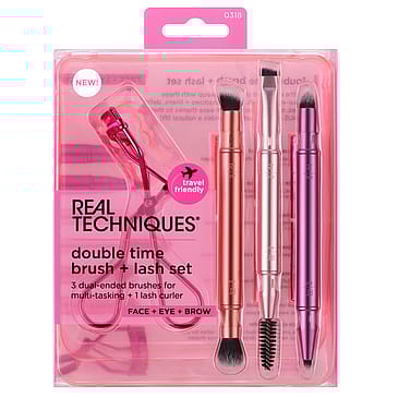 Real Techniques Double Time Retractable Brush Set