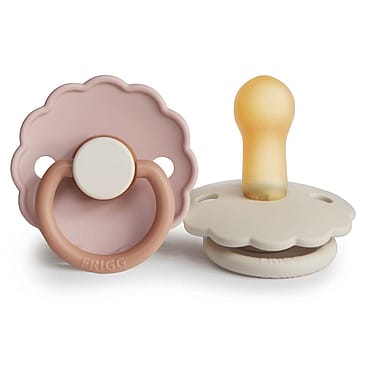 FRIGG Daisy Sutter i Latex 2-pak Biscuit/Cream Str. 2
