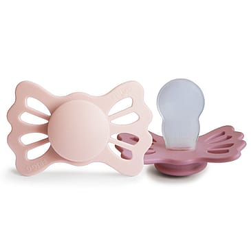 FRIGG Lucky Sutter i Silikone 2-pak Blush/Cedar str. 2