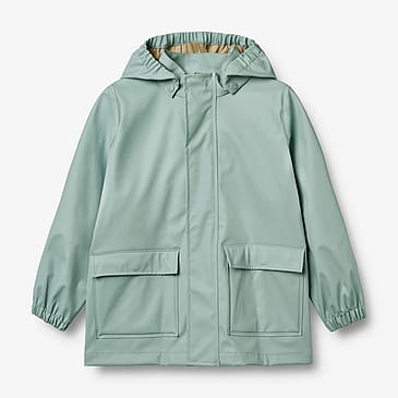 WHEAT Rainwear Ollo Jacket Aquamarin Str 104/4 år