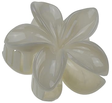 Senze Blomsterklemme i Plast Offwhite
