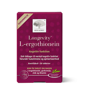 New Nordic Longevity L-ergothionin 30 stk.