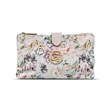 Gillian Jones Makeup pung THE WEEKENDER Rosa storblomstret print