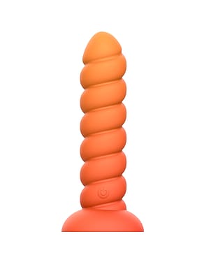 Peech Twist Vibrerende Dildo med Sugekop