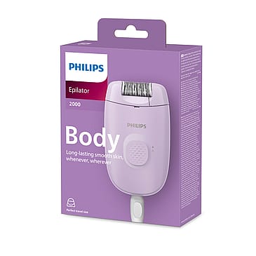 Philips Epilator 2000 ledning 1 hastighed vaskbart hoved.