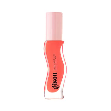 Gisou Honey Infused Lip Oil A sheer and milky soft peach