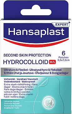 Hansaplast Second Skin Hydrocolloid M 6 pcs