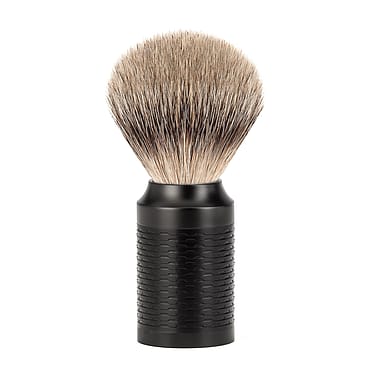 Mühle Shaving Rocca Silvertip Barberkost Rustfrit Stål/Sort