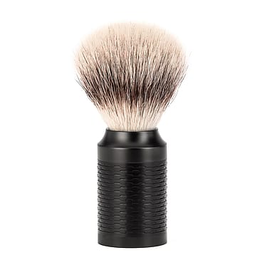Mühle Shaving Rocca Silvertip Barberkost Rustfrit Stål/Sort