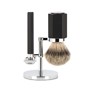 Mühle Shaving Mühle x Mark Braun Barbersæt Hexagon Aluminium Graphite