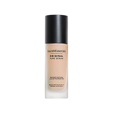 bareMinerals Original Pure Serum Radiant Natural Liquid Foundation Mineral SPF20 1 Fair Cool