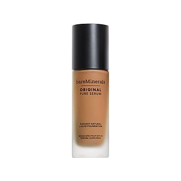 bareMinerals ORIGINAL Pure Serum Radiant Natural Liquid Foundation Mineral SPF 20 Deep Warm 4