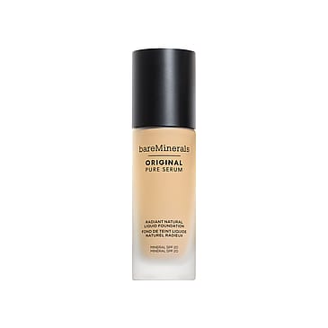 bareMinerals ORIGINAL Pure Serum Radiant Natural Liquid Foundation Mineral SPF 20 Fair Warm 1.5