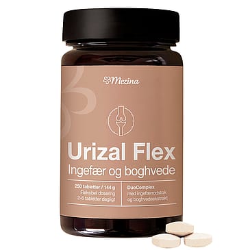 Mezina Urizal Flex Ingefær 250 tabl.