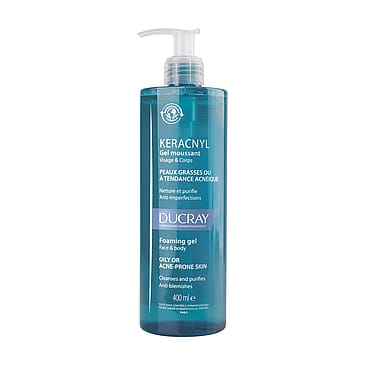 Ducray Keracnyl Anti-Blemish Foaming Cleansing Gel 400 ml