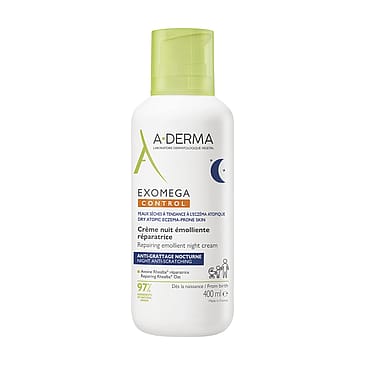 A-DERMA Exomega CONTROL Emollient Night Cream 400 ml