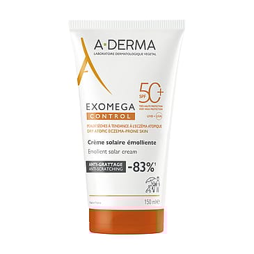 A-DERMA Exomega Control Anti-Scratching Sun Cream SPF50+ 150 ml