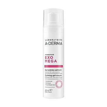 A-DERMA Exomega Face Calming Gel Cream 40 ml