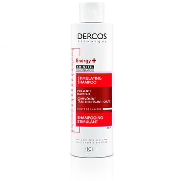 Vichy Dercos Energigivende Shampoo (Rød) til Fint Hår/Hårtab 200 ml