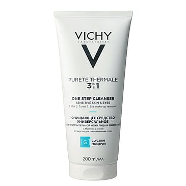 Vichy Pureté Thermale 3-In-1 One Step Cleanser Sensitive Skin 200 ml