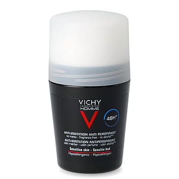 Vichy Homme Antiperspirant Deodorant Roll-On 48H Fragrance-Free 50 ml