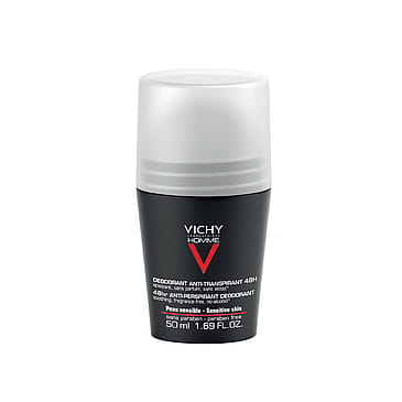 Vichy Homme Antiperspirant Deodorant Roll-On 48H Fragrance-Free 50 ml