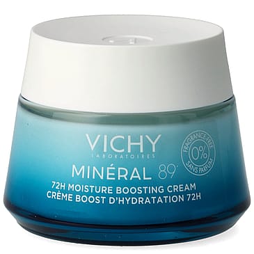 Vichy Minéral 89 72H Moisturising Boosting Cream Fragrance Free 50 ml