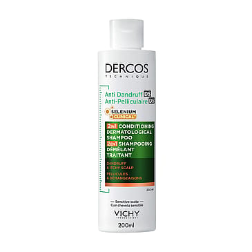 Vichy Dercos Technique Anti-Dandruff 2-IN-1 –shampoo + conditioner 200 ml