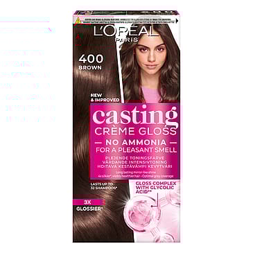 L'Oréal Paris Casting Crème Gloss Semipermanent Hårfarve 400 Brown