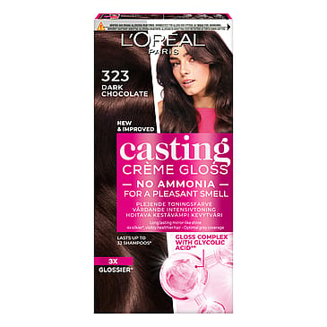 L'Oréal Paris Casting Crème Gloss Semi-Permanent Color 323 Chocolat Noir
