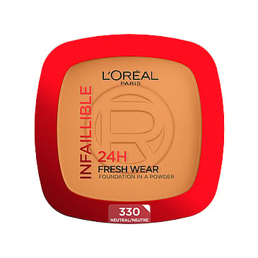 L'Oréal Paris Infaillible 24H Fresh Wear Foundation in a Powder 330 Warm Undertone