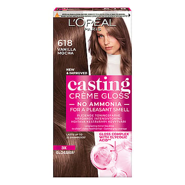 L'Oréal Paris Casting Crème Gloss Semi-Permanent Color 618 Vanilla Mocha