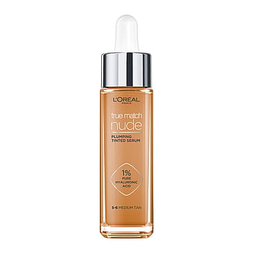 L'Oréal Paris True Match Nude Plumping Tinted Serum 5-6 Medium - Tan