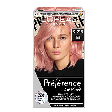 L'Oréal Paris Préférence Vivid Colours Permanent Color 9.213 Rose Gold