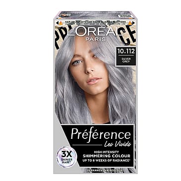 L'Oréal Paris Préférence Vivid Colours Permanent Color 10112 Silver Grey