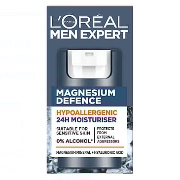 L'Oréal Paris Men Expert Magnesium Defence Hypoallergenic 24H Moisturiser 50 ml
