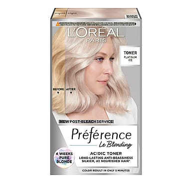 L'Oréal Paris Préférence Le Blonding Acidic Hair Toner 01 Platinum Ice