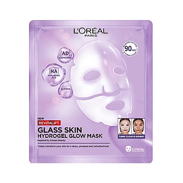 L'Oréal Paris Revitalift Filler Glass Skin Ansigtsmaske 1pcs