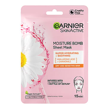 Garnier SkinActive Moisture Bomb Super Hydrating & Soothing Sheet Mask