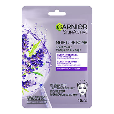 Garnier SkinActive Moisture Bomb Super Hydrating & Anti-Fatigue Sheet Mask 1 stk.