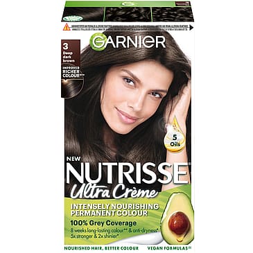 Garnier Nutrisse Ultra Créme Permanent Color 3 Deep Dark Brown
