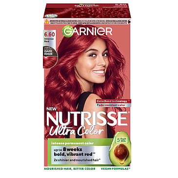 Garnier Nutrisse Ultra Color Permanent Color 6.60 Intense Red