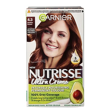 Garnier Nutrisse Ultra Créme Permanent Color 4.3 Golden Brown