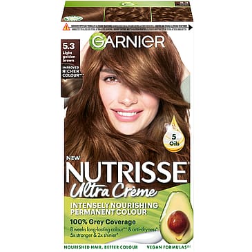 Garnier Nutrisse Ultra Créme Permanent Color 5.3 Light Golden Brown
