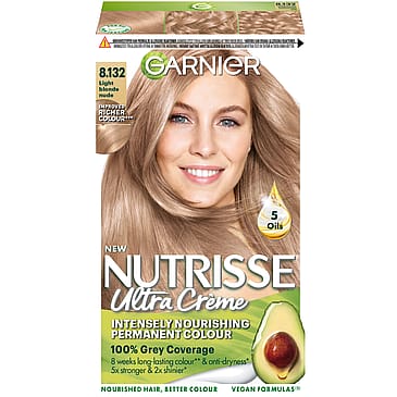 Garnier Nutrisse Ultra Créme Permanent Color 8.132 Light Blonde Nude