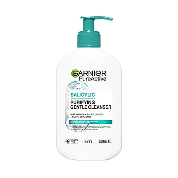 Garnier PureActive Salicylic Purifying Gentle Cleanser 250 MLT