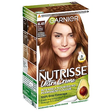 Garnier Nutrisse Ultra Créme Permanent Color 6.41 Dark Copper Blonde