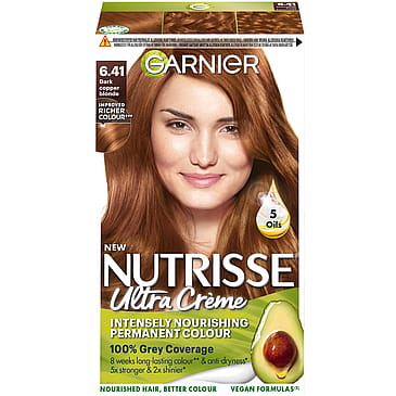 Garnier Nutrisse Ultra Créme Permanent Color 6.41 Dark Copper Blonde